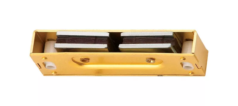 0.6 In. H X 3.1 In. W X 1 In. D Polished Brass Aluminum Magnetic Catch Model 326a3