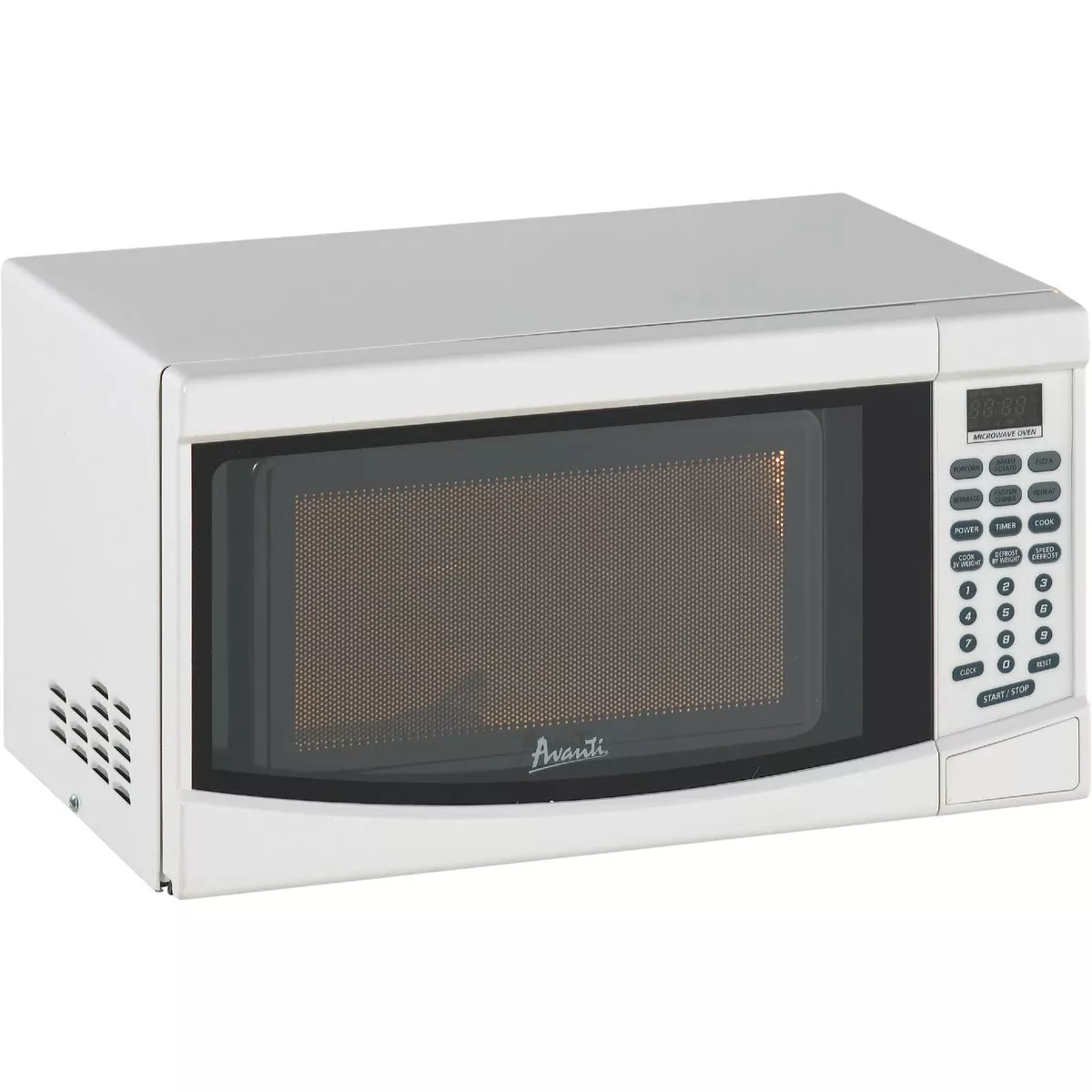 0.7 Cu. Ft. White Countertop Microwave Oven With 9 Power Levels And 6 Cooking Programs