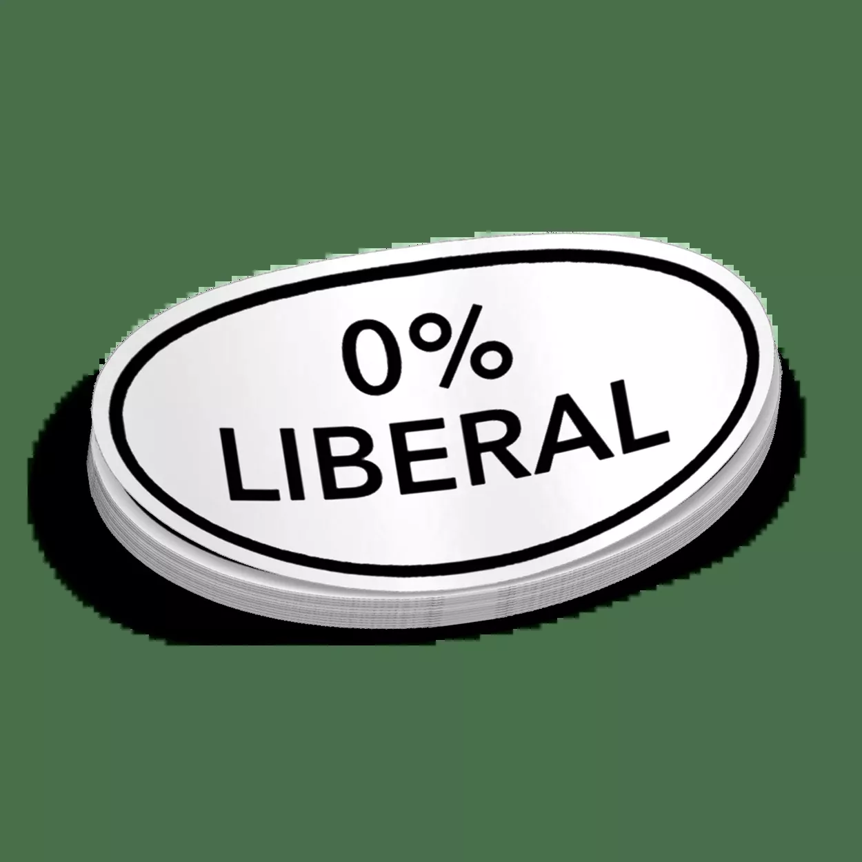 0% Liberal Decal