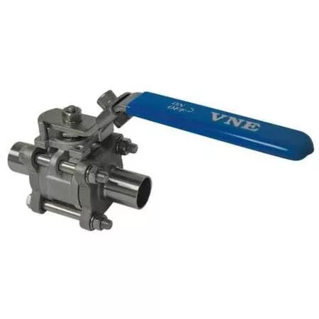 1-1/2″ Stainless Steel Sanitary Ball Valve 2-Way