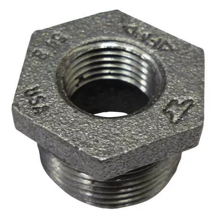 1-1/2″ x 1″ MNPT Galvanized Hex Bushing