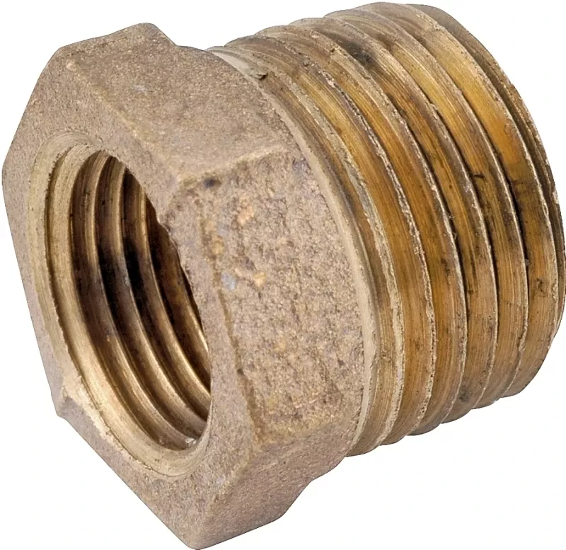 1-1/4 In. Mpt X 1 In. Fpt Red Brass Hex Reducing Bushing