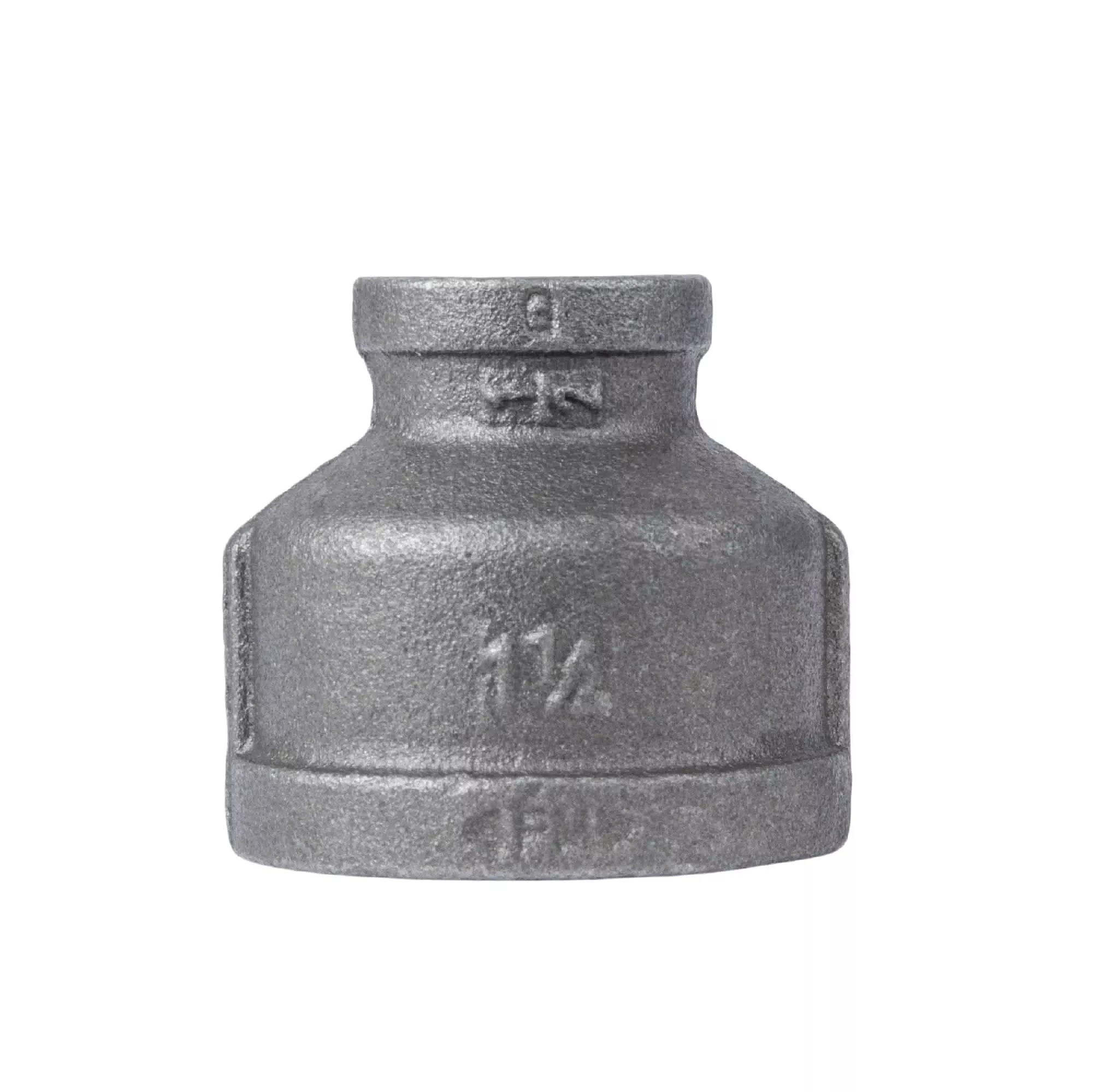 1 1/4 in. x 1/2 in. Black Reducing Coupling