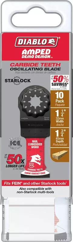 1-1/4 Inch Oscillating Blade For Wood Cutting – Model Dos125cw10