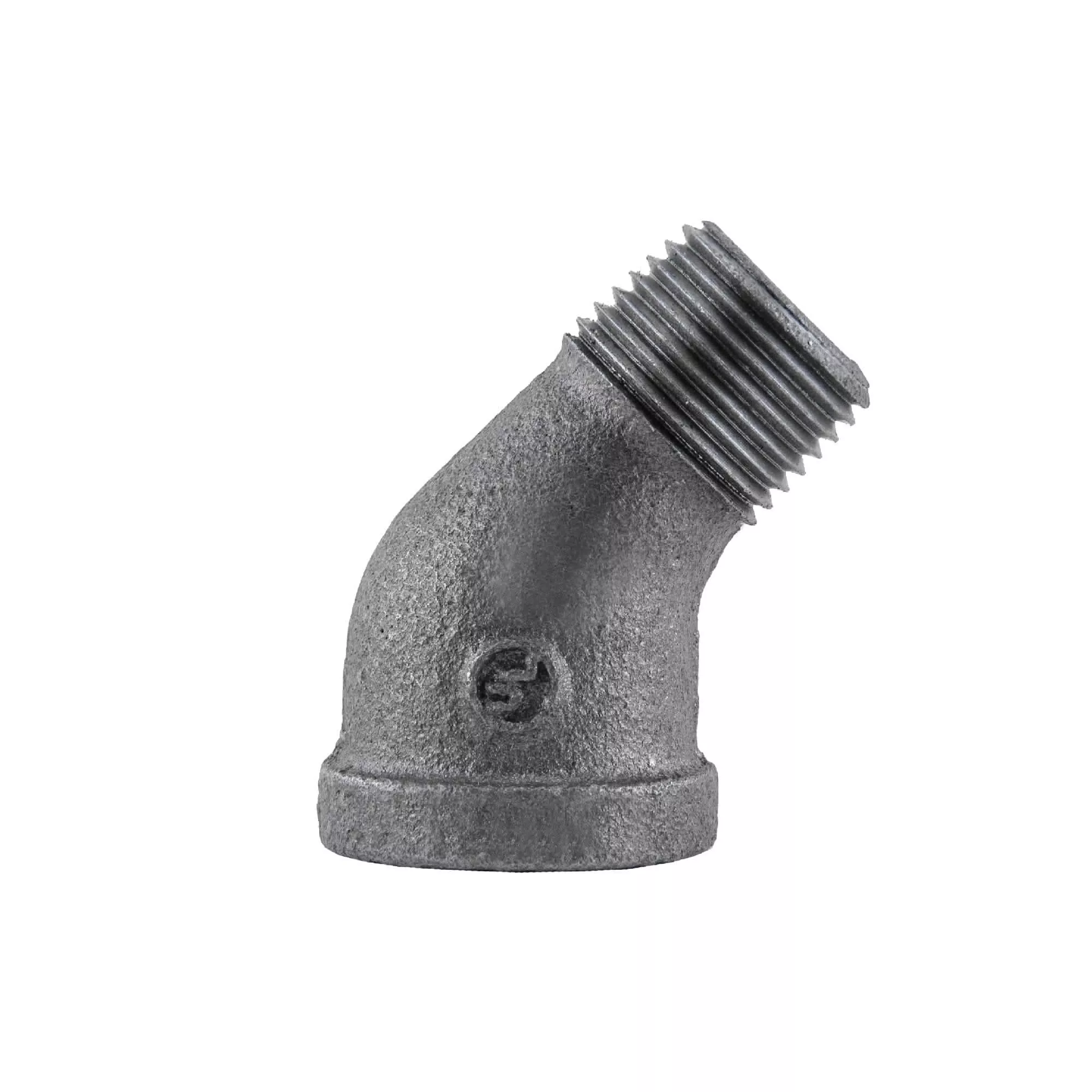 1/2 in. Black 45 Degree Street Elbow