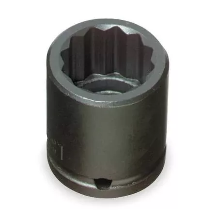 1/2 in Drive Impact Socket 5/8 in Size 12 pt Standard Depth, Black Oxide