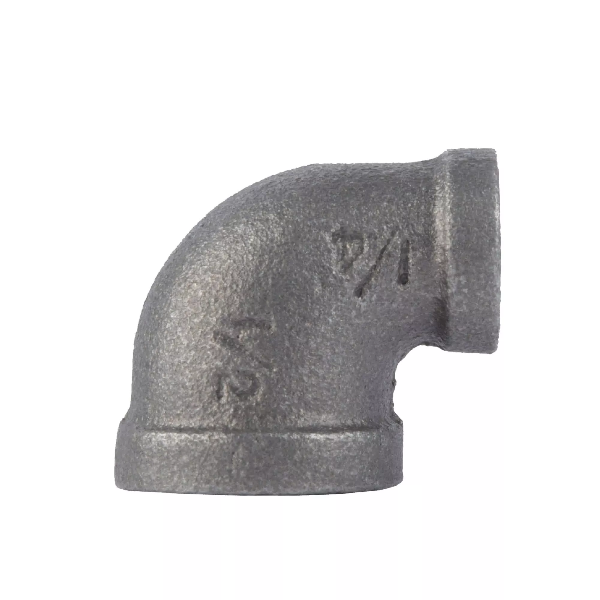 1/2 in. x 1/4 in. Black Reducing Elbow