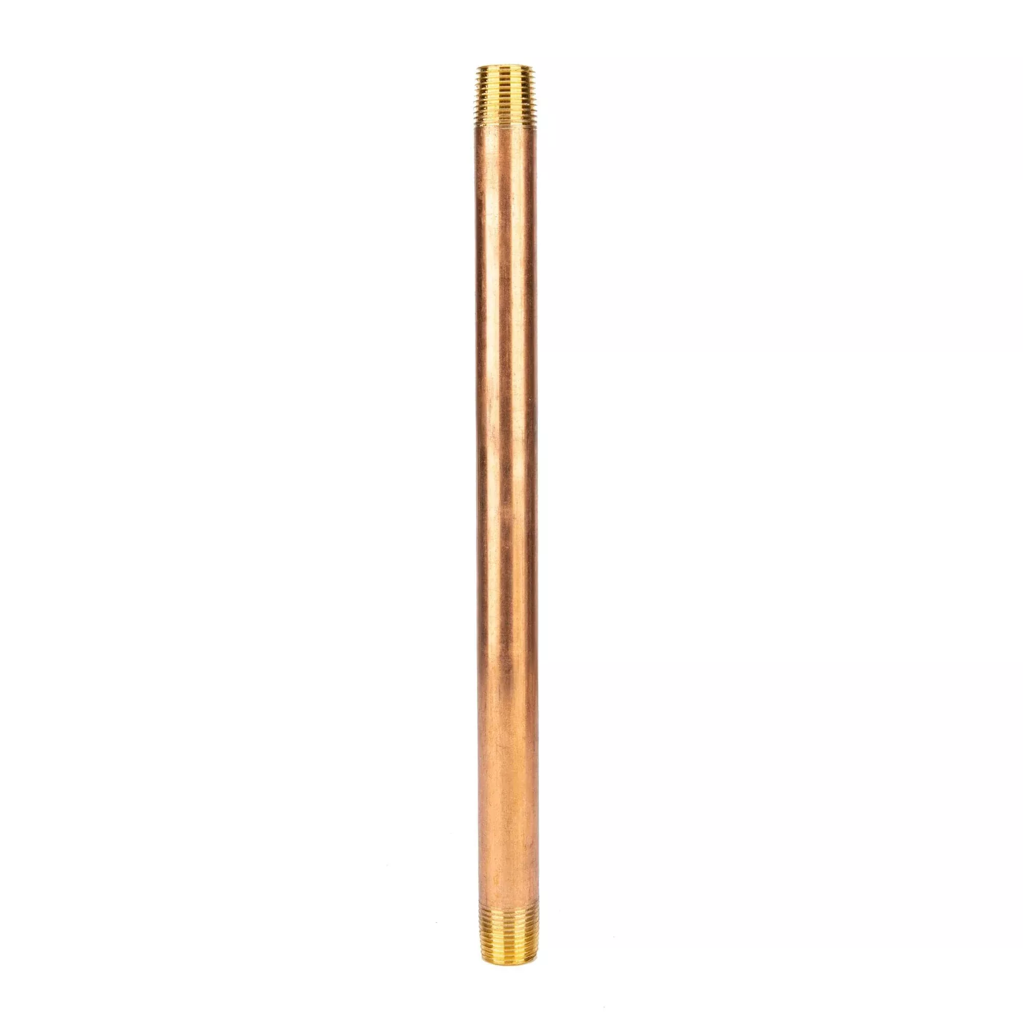 1/2 in. x 12 in. Red Brass Pipe