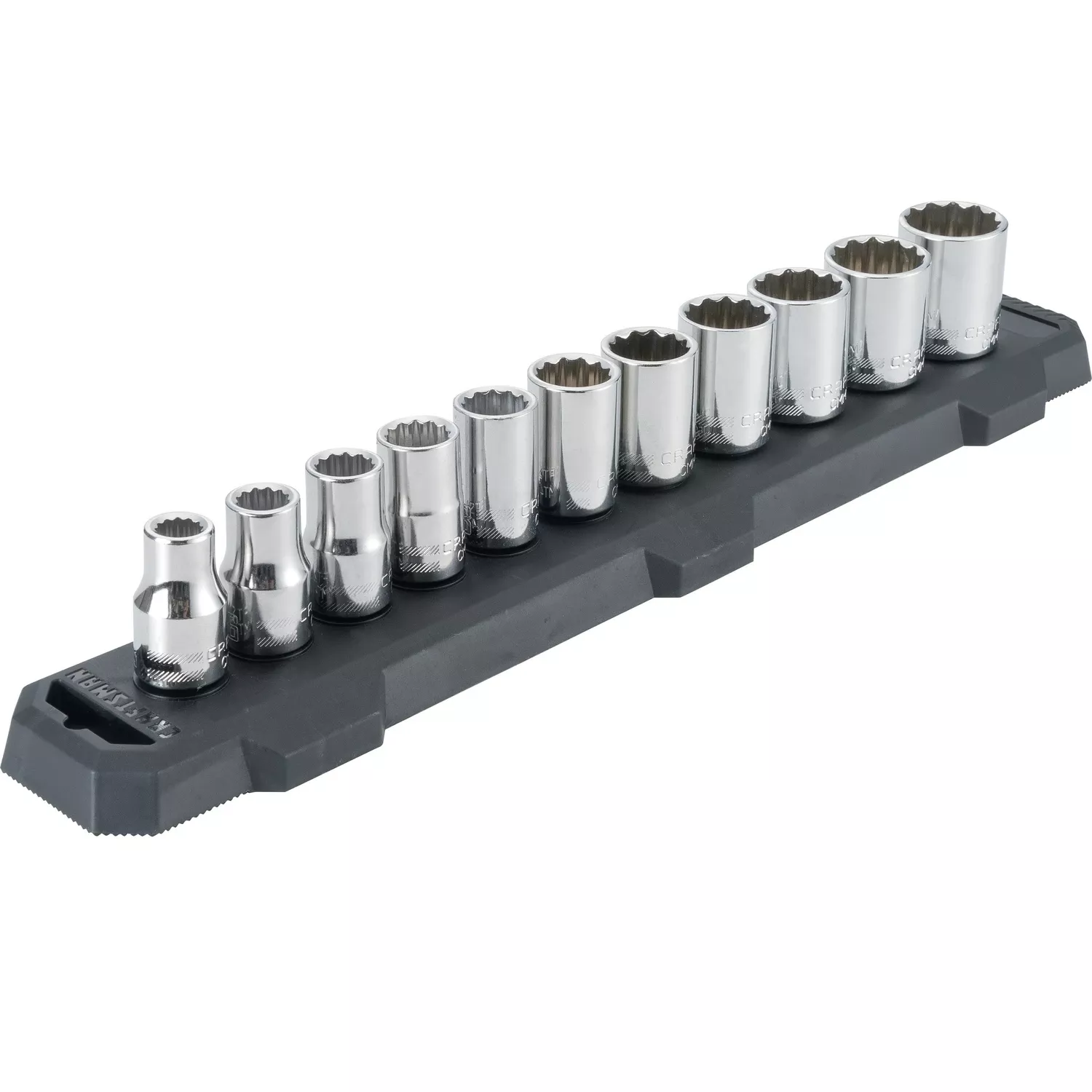 1/2 Inch Drive Sae 12 Point Socket Set – 11 Piece Tool Set