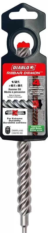 1/2″ X 6″ X 8″ High-speed Steel Drill Bit Set – 4 Count