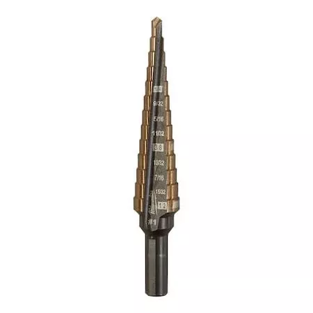 1/8 in. - 1/2 in. No 1 Cobalt Step Drill Bit