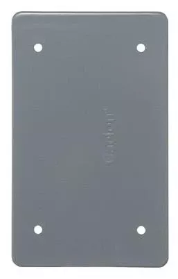 1-gang Pvc Weatherproof Outdoor Switch/outlet Box Cover 5133362b