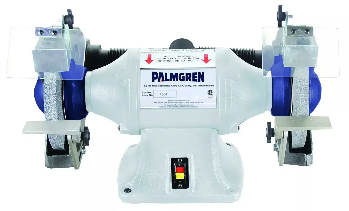 10″ 1HP 115/230V grinder w/dust collection
