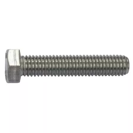 #10-32 x 1/2 in Hex Hex Machine Screw, Plain 18-8 Stainless Steel, 100 PK