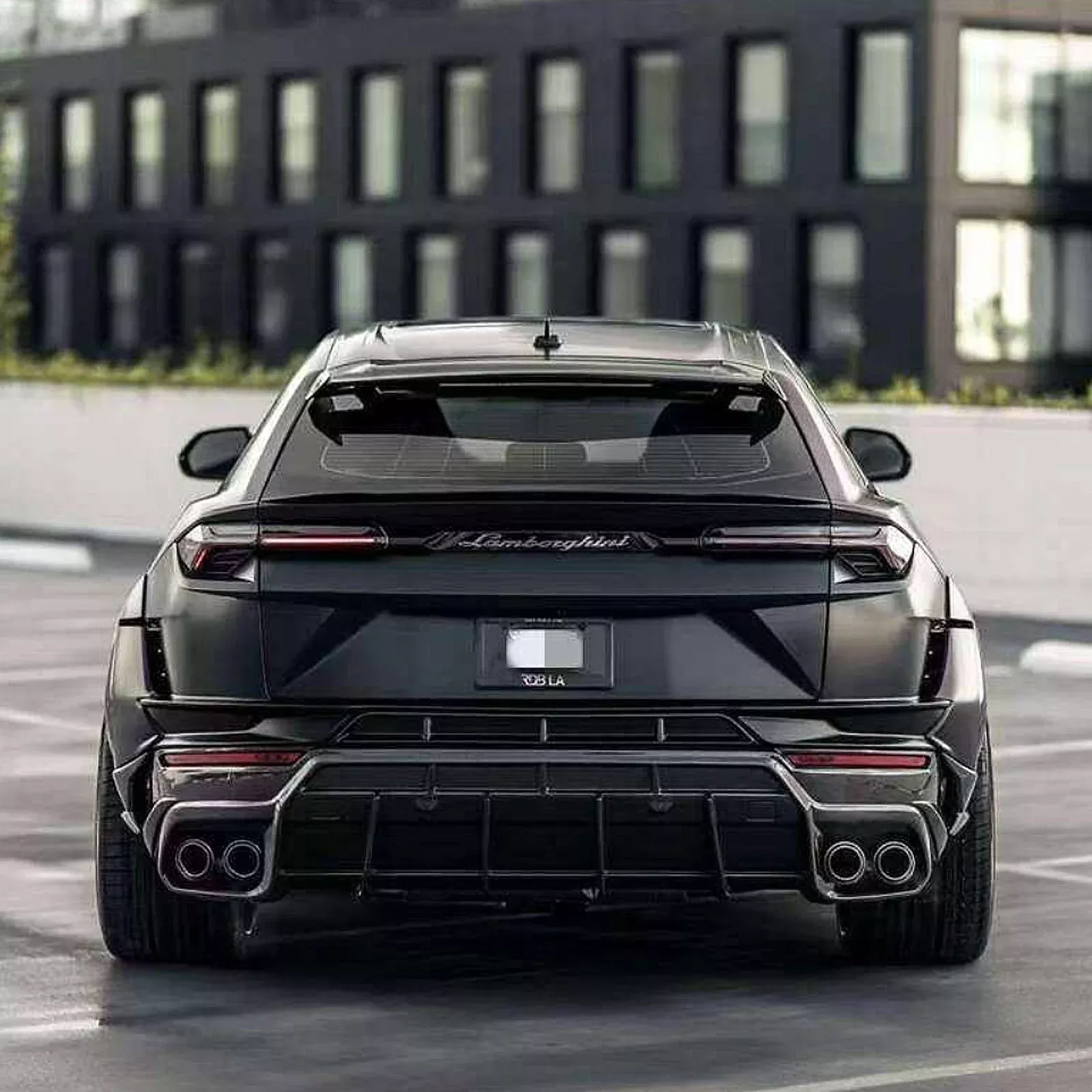 1016 Style Dry Carbon Fiber Rear Diffuser for Lamborghini Urus