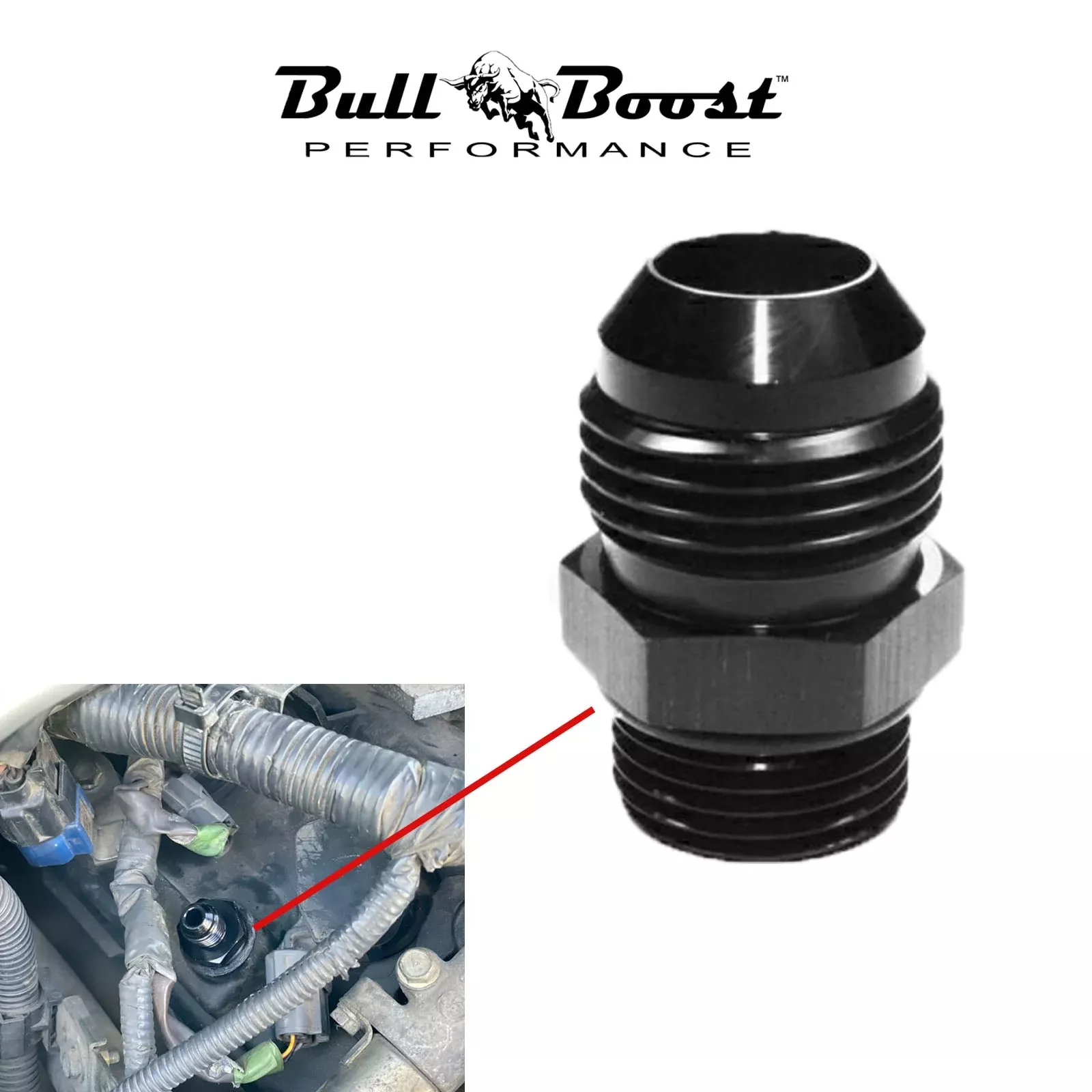 10AN to PCV Delete-Replacement Fitting for catchcan, blowby – Fits Nissan