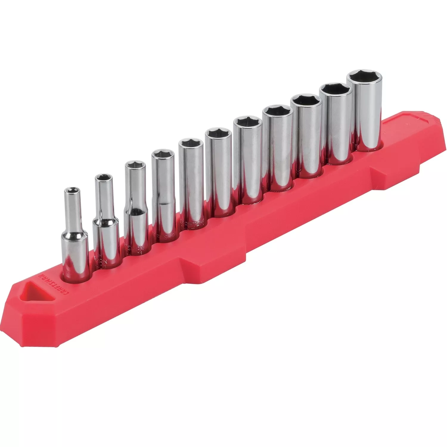 11 Piece Metric 1/4 In Drive 6 Point Deep Socket Set