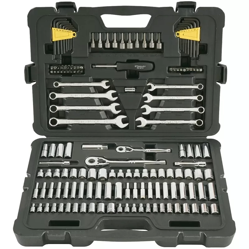 145-piece Mechanics Tool Set With Ratchet Handles And Sockets