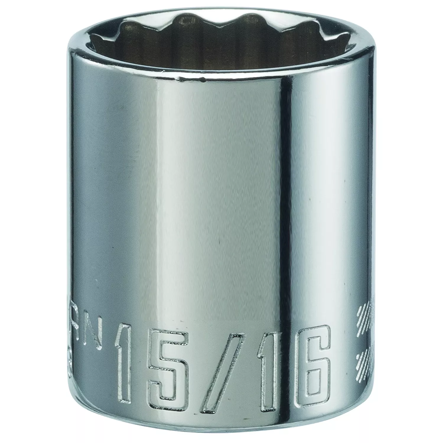 15/16 In. X 1/2 In. Drive Sae 12 Point Standard Shallow Socket