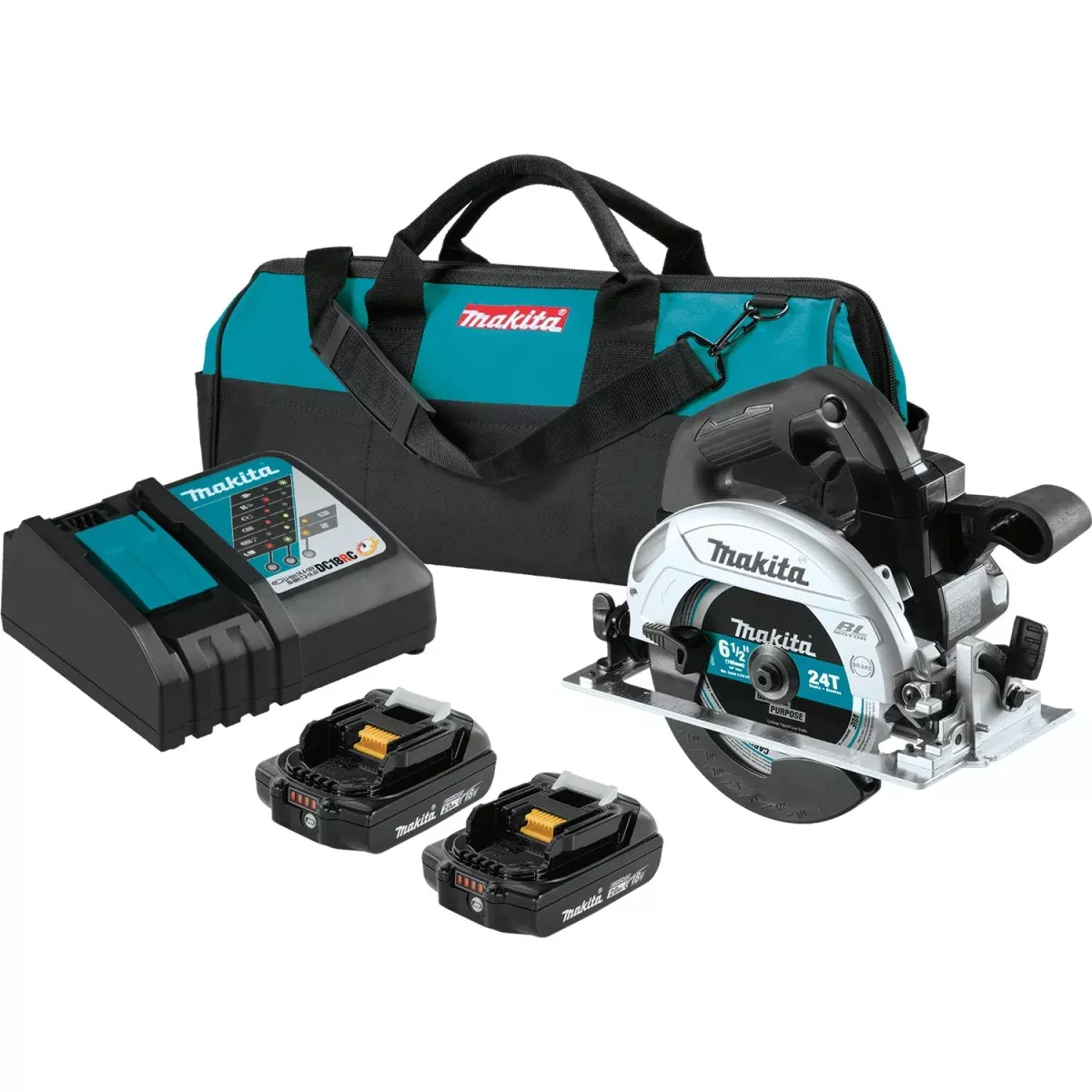 18V LXT Lithium‑Ion Sub‑Compact Brushless Cordless 6‑1/2” Circular Saw