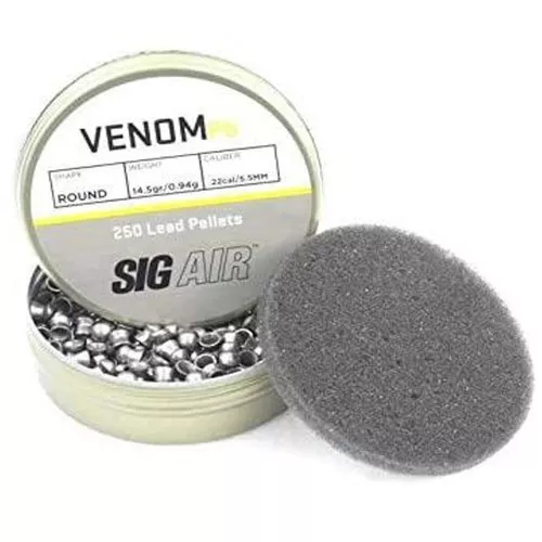 .22 Caliber- Airgun Round Point Lead Pellets- 250 Pack