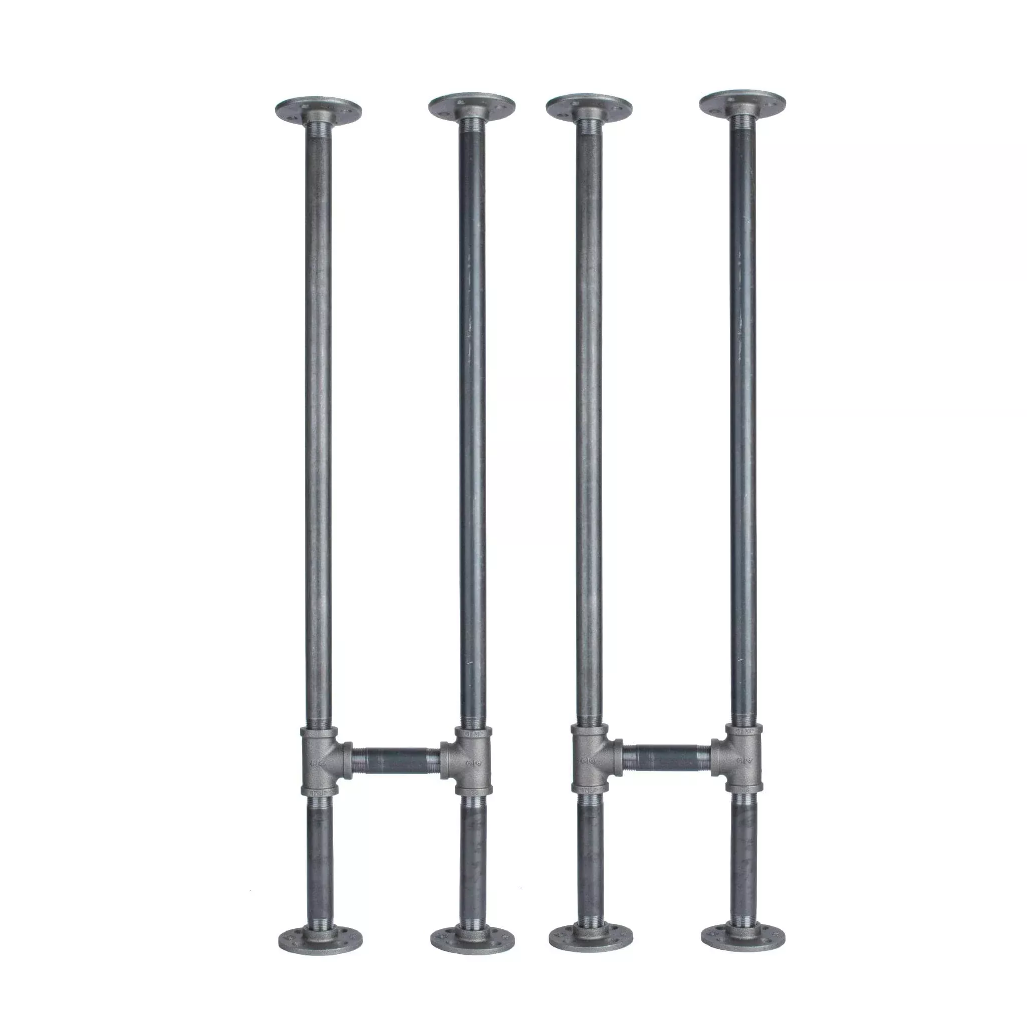 3/4 in. H Pipe Leg Kit Console Table, 9.75 in. W – 2 pack