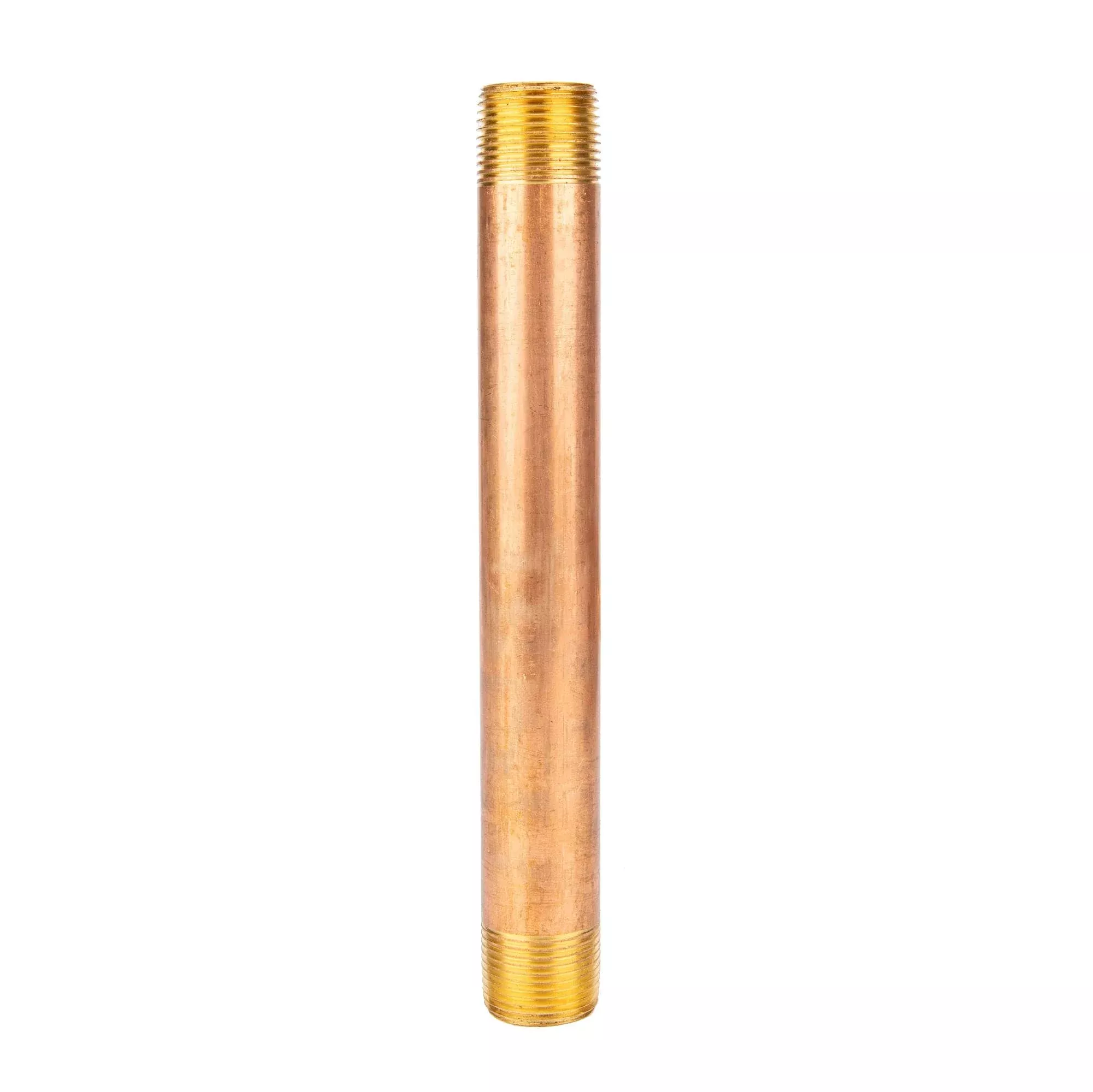 3/4 in. x 8 in. Red Brass Pipe