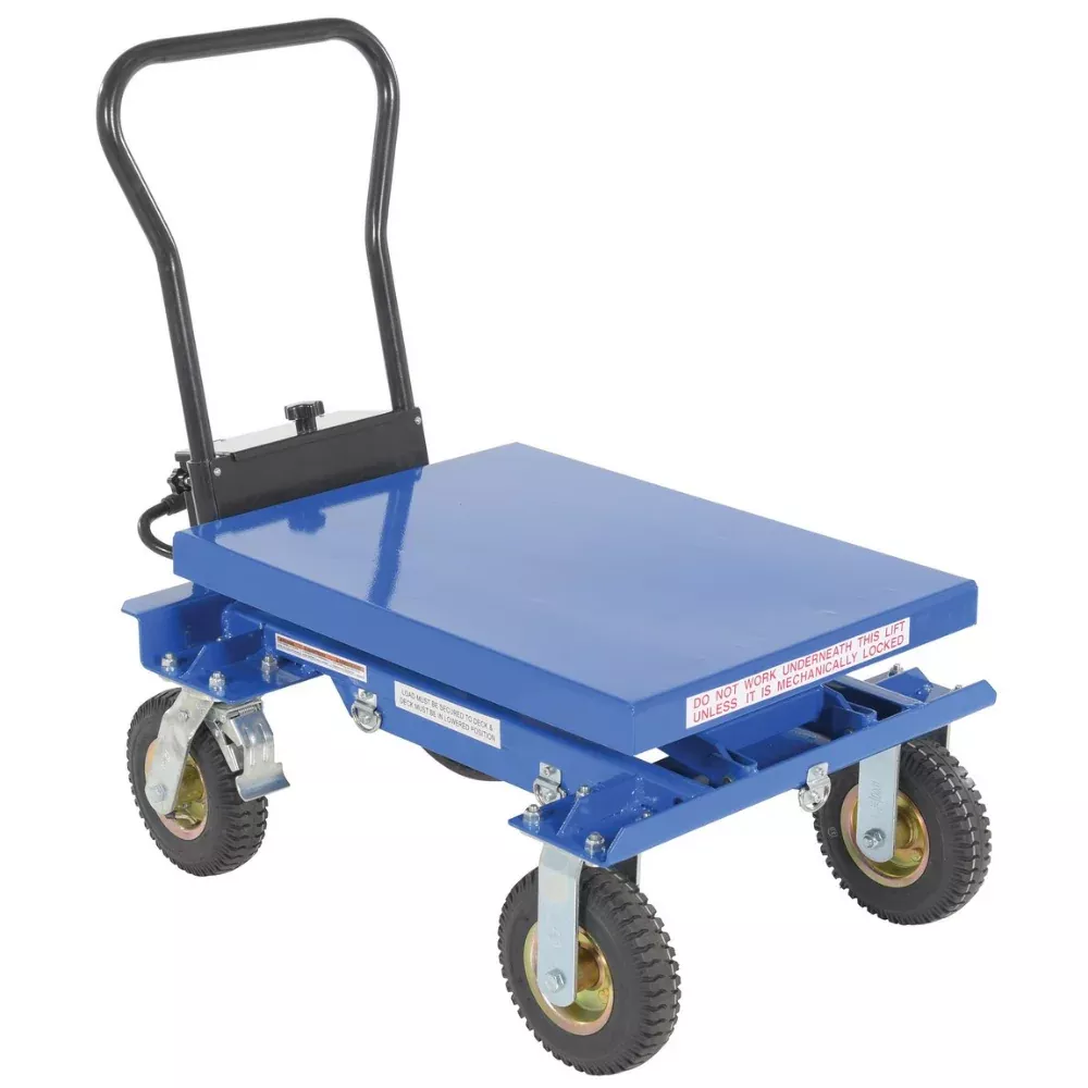 400 Lb. Steel Rough Terrain Elevating Cart – CART-PN-400 – Vestil