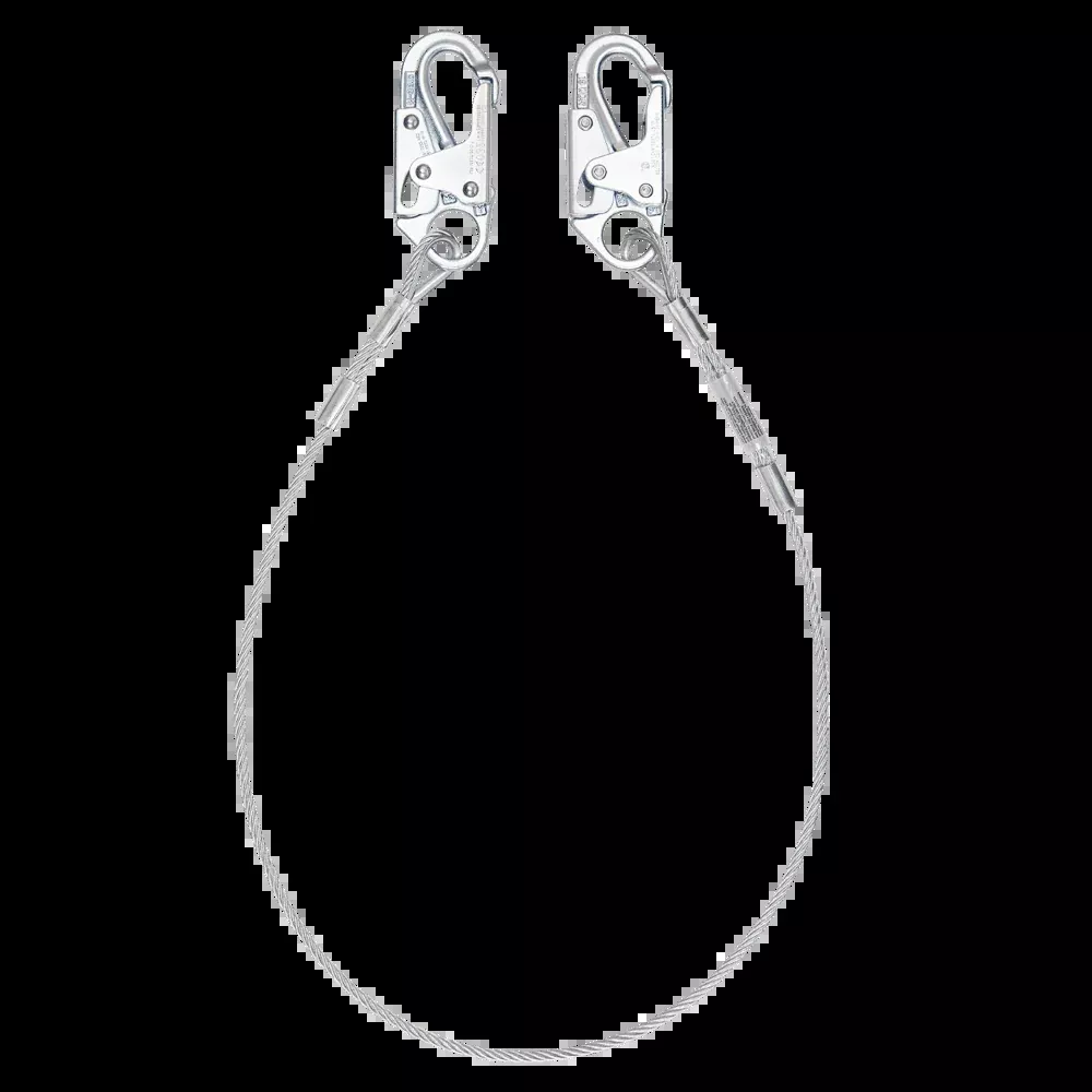 6′ Cable Restraint Lanyard, Fixed-Length with Steel Snap Hooks – 8306 – FallTech