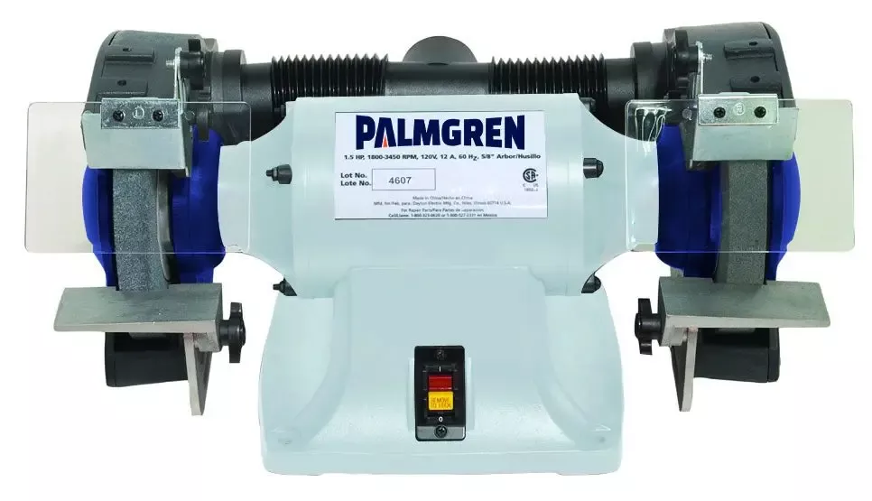 8" 3 Phase Bench Grinder W/Dust Collection