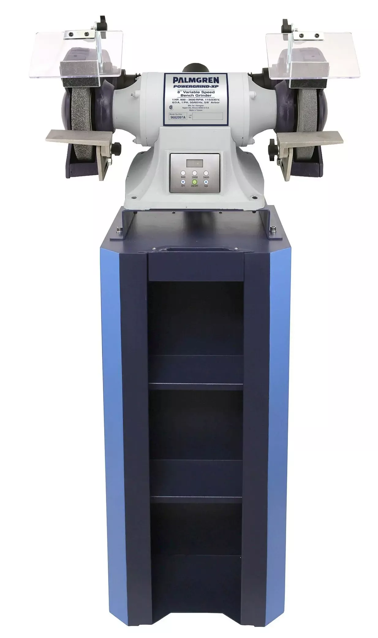 8″ VS Bench Grinder & Dust Collector Stand Combo