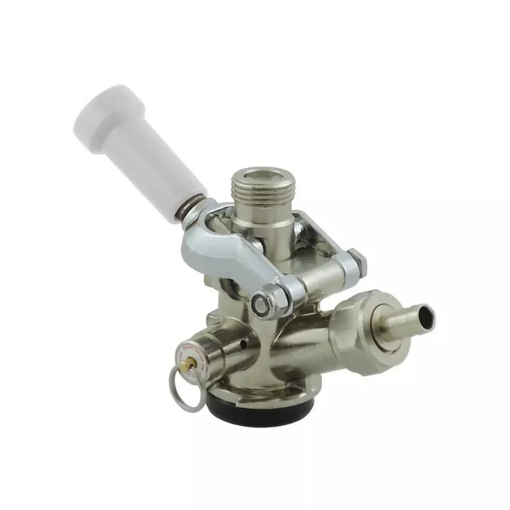 ABECO American Sanke 'D' System Coupler - White Handle