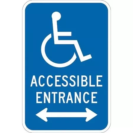 ADA Handicapped Parking Sign,18″ x 12, T1-1133-DG_12x18