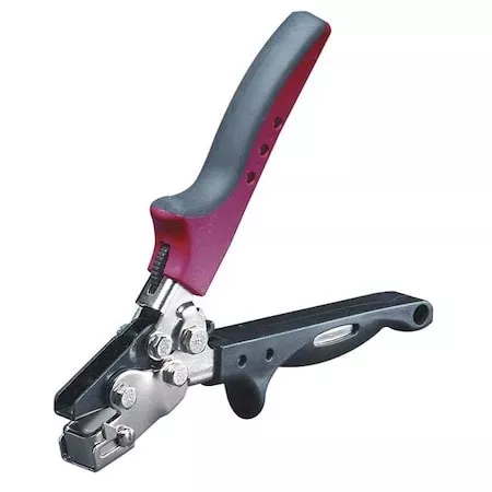 Adjustable Snap Lock Punch, Punching/Crimping, 8 in, Steel