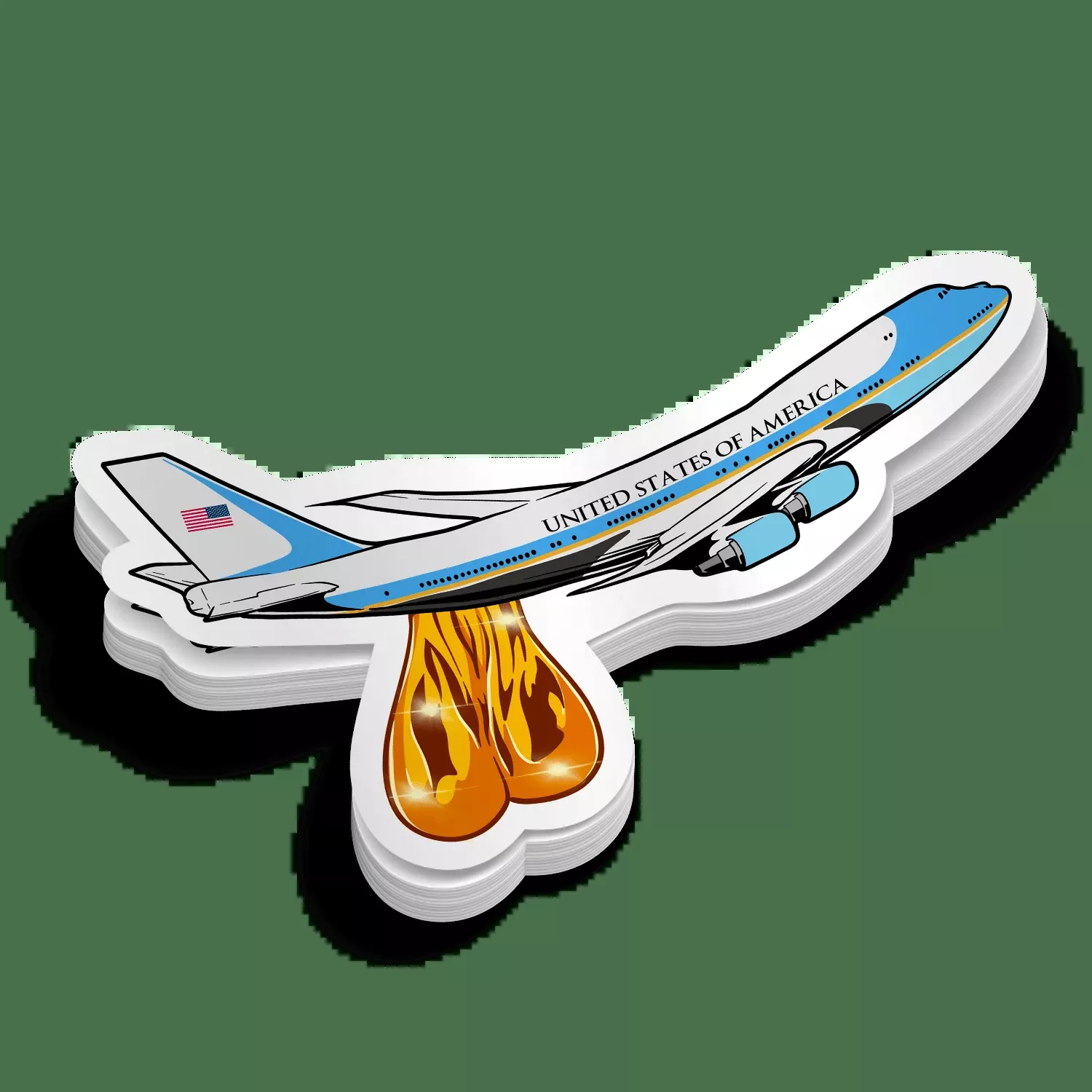 AF1 Brass Balls – Hard Hat Decal