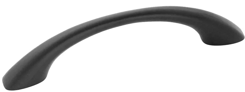 Allison Value 3-3/4 In. Flat Black Center Cabinet Pull - Model Bp53003fb