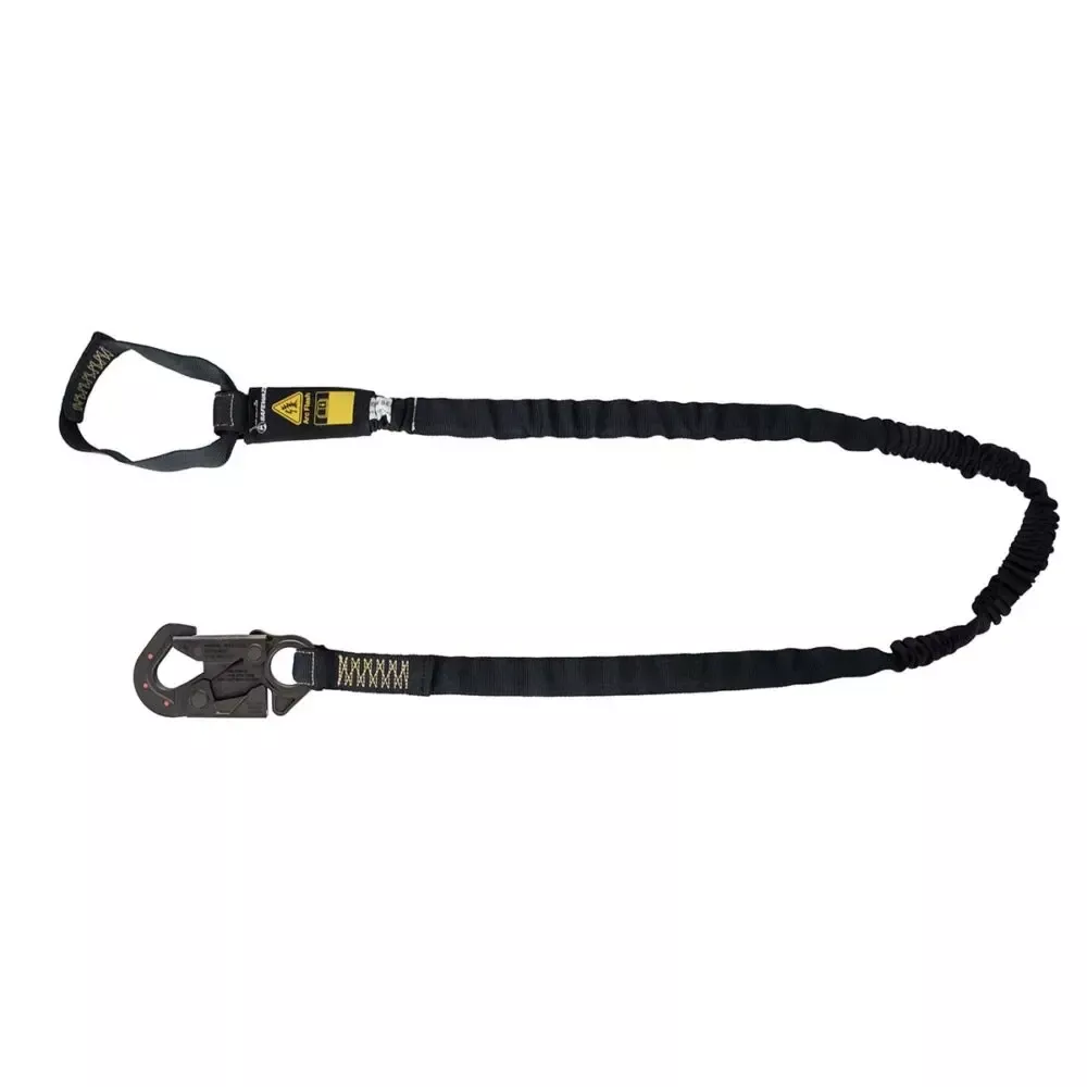 Arc Flash 6′ Internal Energy Absorbing Lanyard: Aramid, Soft Loop, Dielectric Snap Hook
