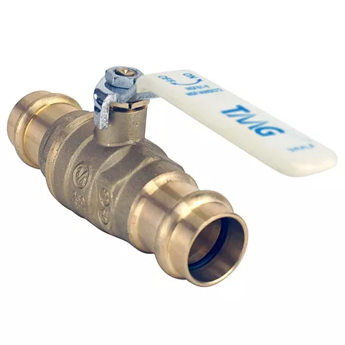 Ball Valve-3/4"- Press Fit- Brass- 250 PSI
