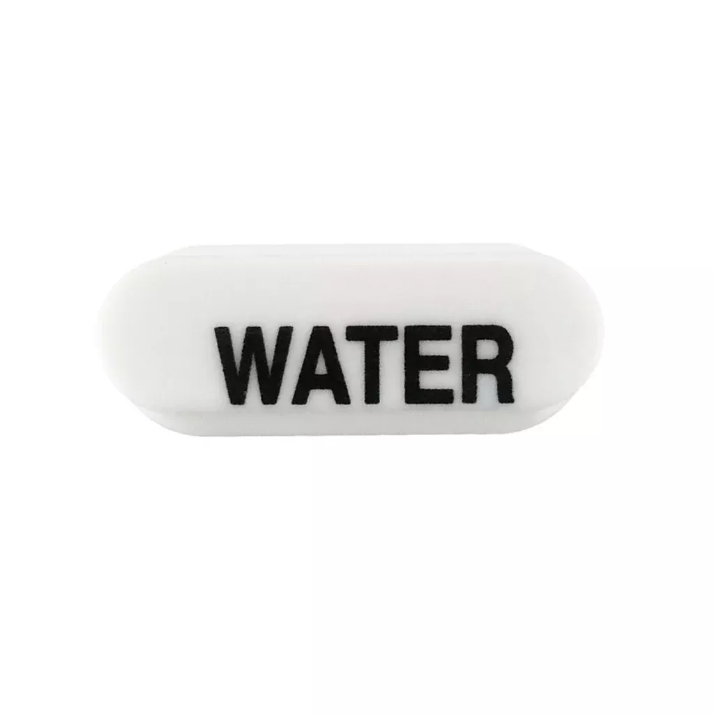 Bargun Oval Snap-On Button Cap, Water - PH10-77-501