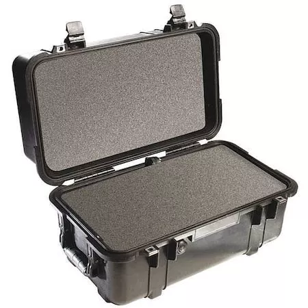 Black Protective Case, 20.85"L x 12.7"W x 12-3/4"D