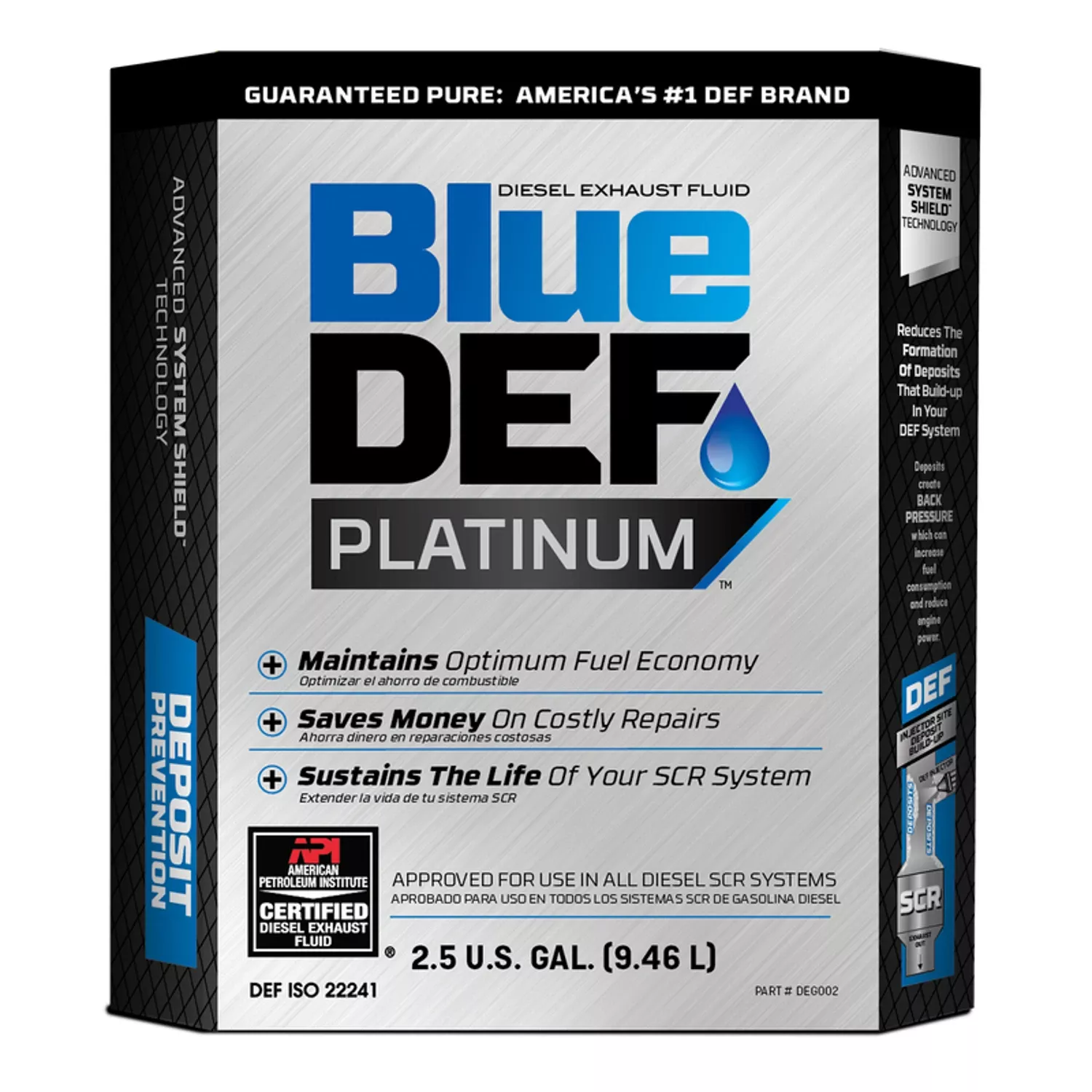 Blue Def Platinum Diesel Exhaust Fluid, 2.5 Gallon