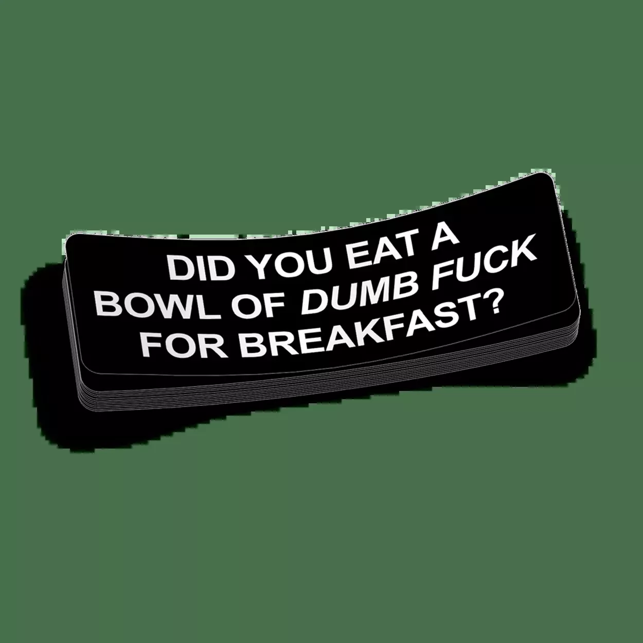 Bowl Of Dumb Hard Hat Decal