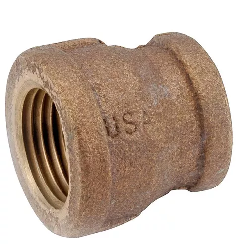 Brass Pipe- Fittings- 1"- Coupling x 3/4"