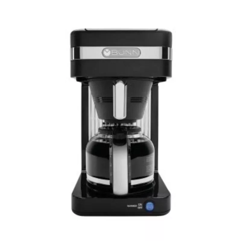 Bunn 10 Cups Black And Silver Coffee Maker With Paper Filter