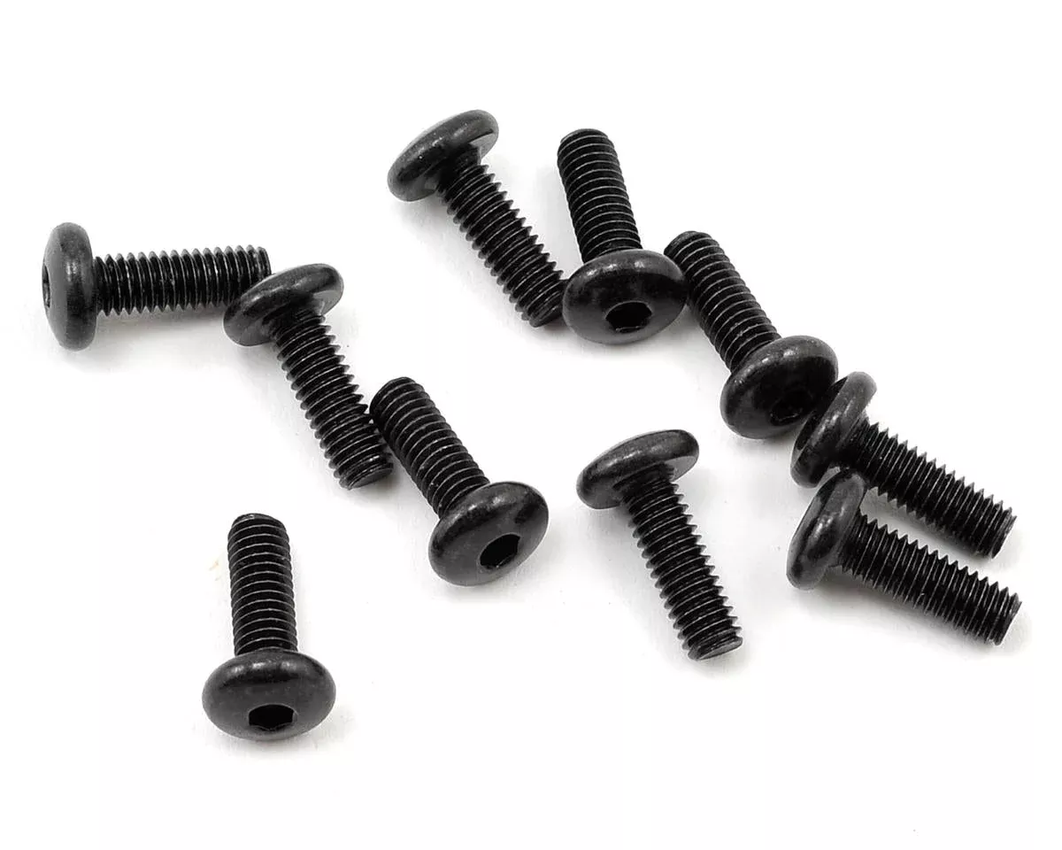 Button Head Screws 4x12mm (10) (LOS235007)