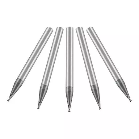 Carbide End Mill, 0.040, Cut 0.060, 2 FLT
