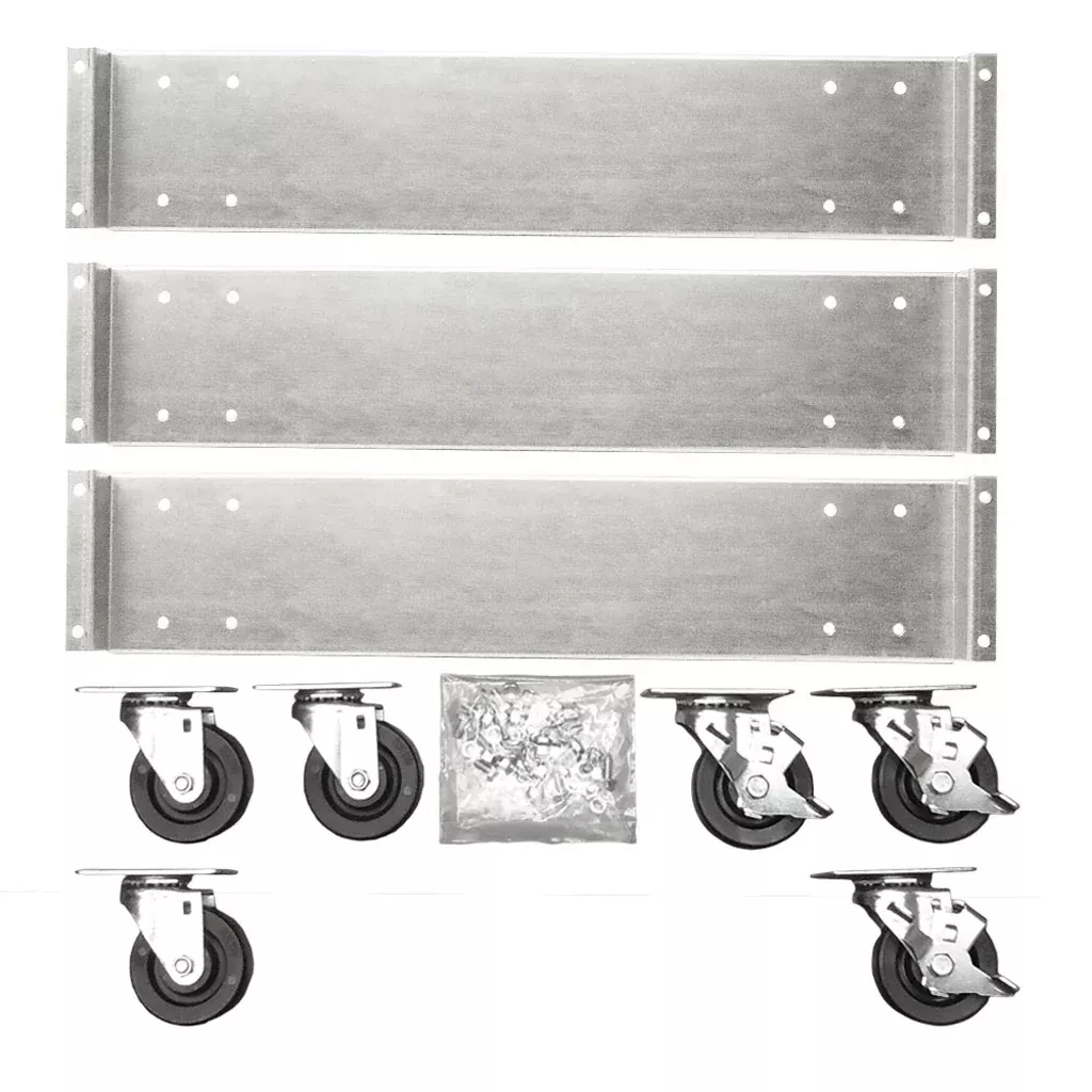 Caster Set 3in-Dia-3-W/Brake 6/Set