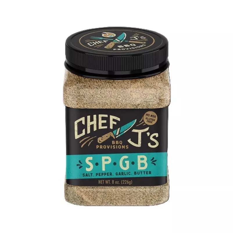 Chef J Salt/pepper/garlic/butter Bbq Rub 8 Oz