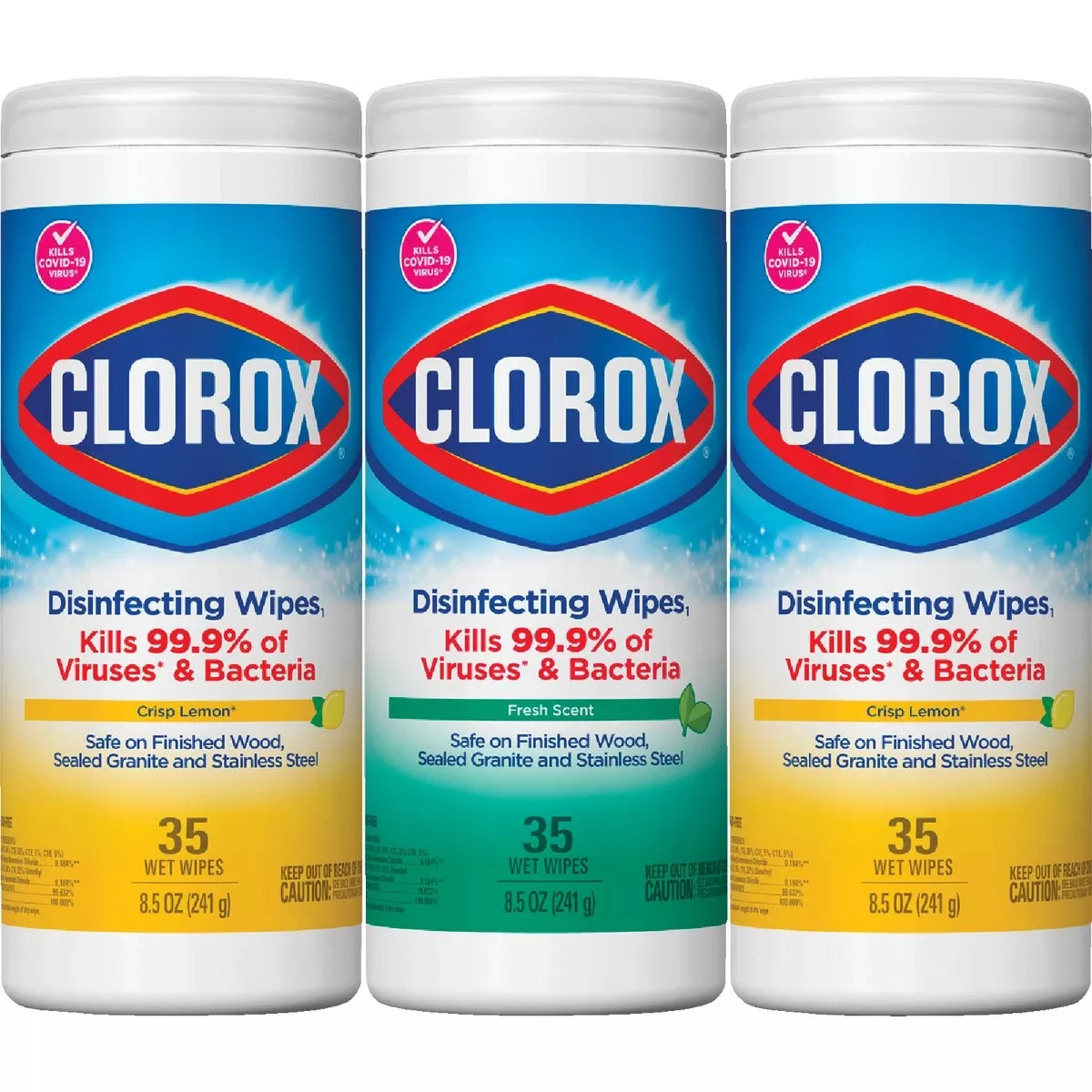 Clorox Disinfecting Wipes 105-count Fresh/lemon All-purpose Cleaner