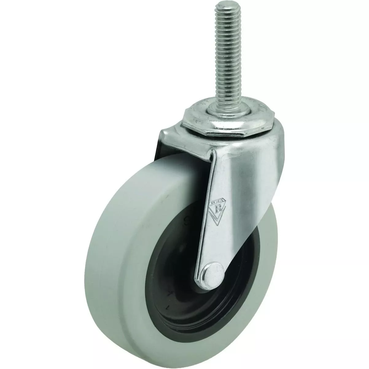 Colson 2‑inch Gray Tpr Swivel Threaded Stem Caster – 80 lb Capacity